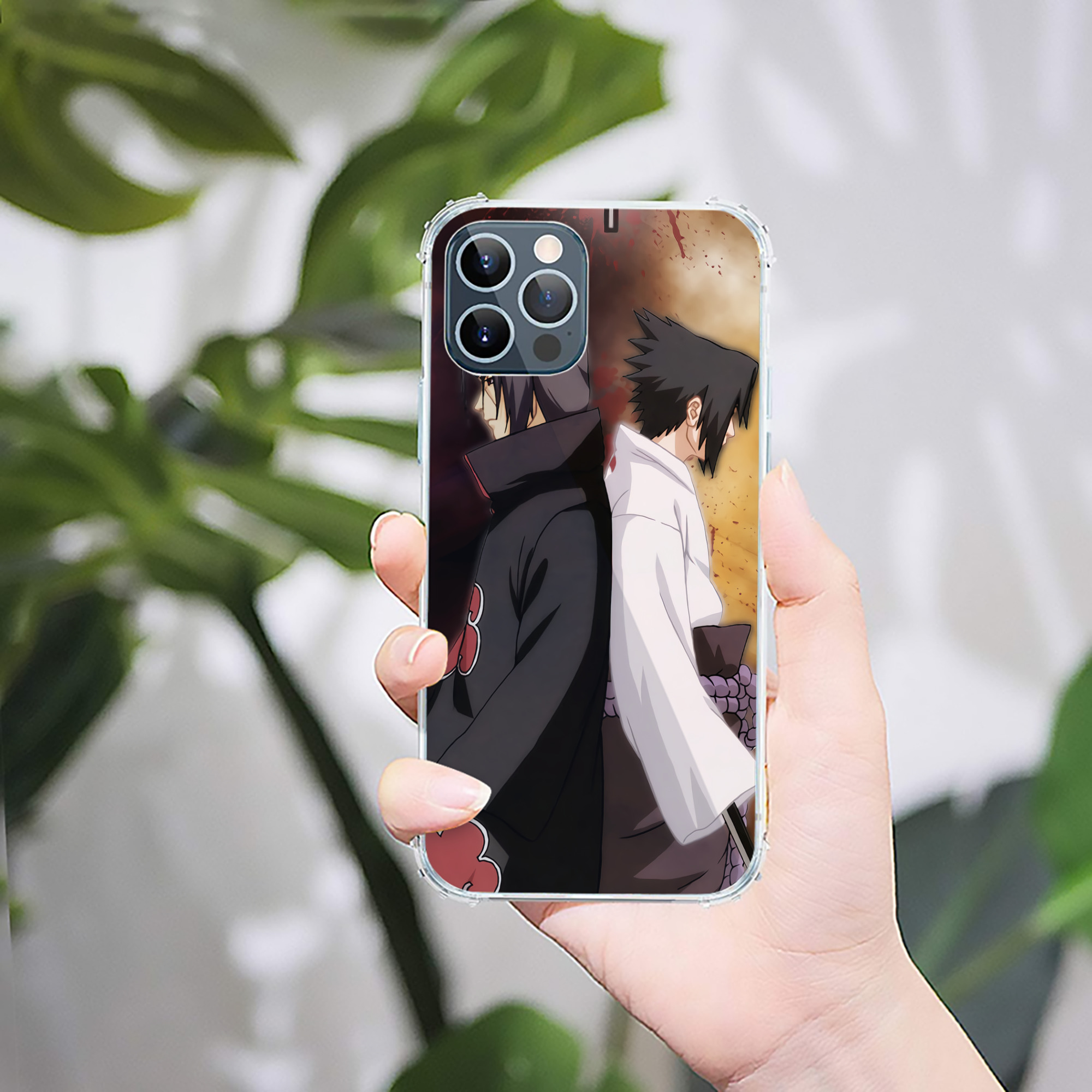（画像用） NARUTO -ナルト- NARUTO -ナルト- 疾風伝 【iPhone 12シリーズ対応】透明スマホケース（クリアソフトケース）
